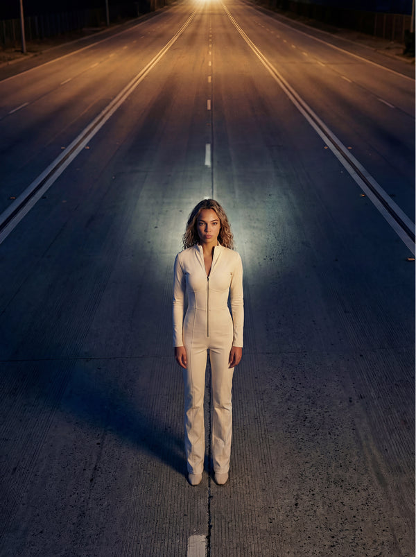 Axis Ivory Jumpsuit