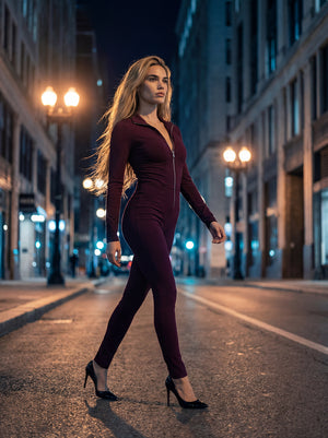 Jumpsuit Burgundy