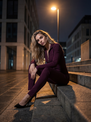 Jumpsuit Burgundy