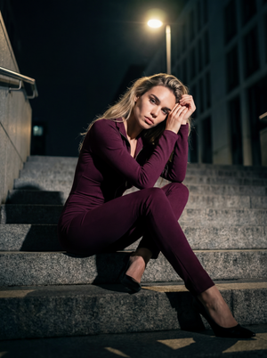 Jumpsuit Burgundy
