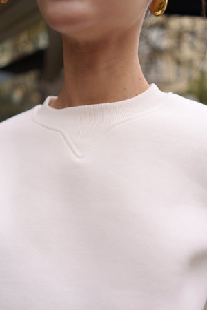 Ivory Sweatshirt & Palazzo Set