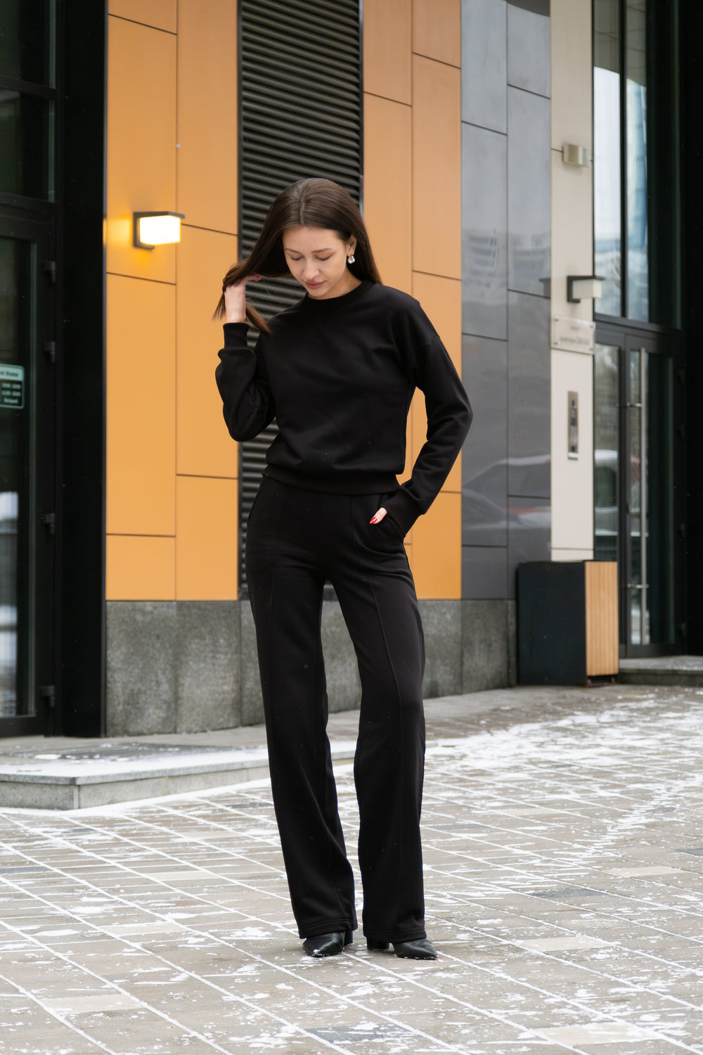 Sweatshirt & Palazzo Set