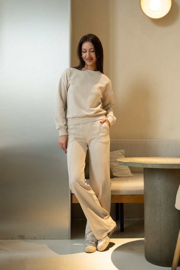 Sweatshirt & Palazzo Set