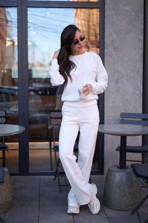 Sweatshirt & Palazzo Set