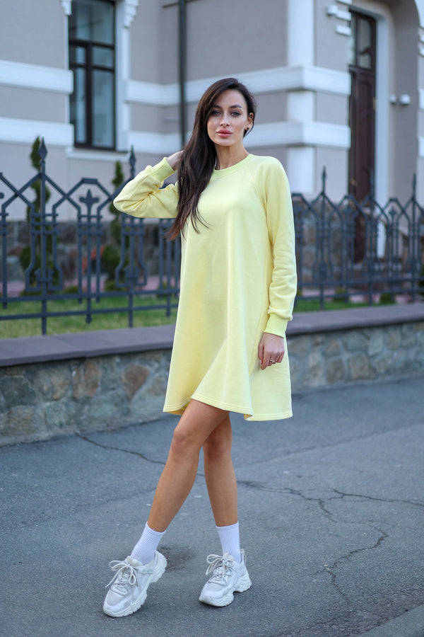 Sofi Yellow Mini Dress