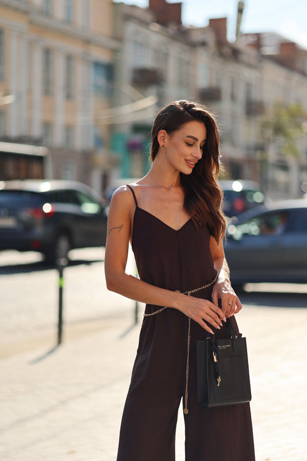 Chocolate Jumpsuit