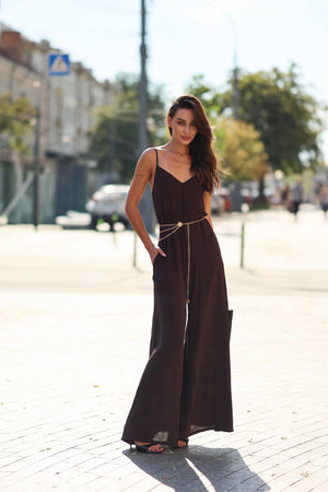 Chocolate Jumpsuit