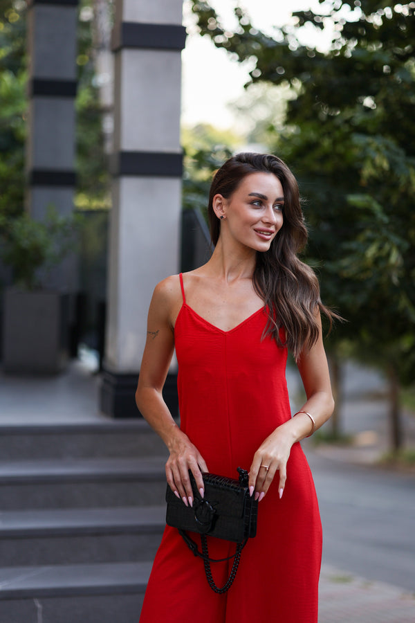 Red Jumpsuit