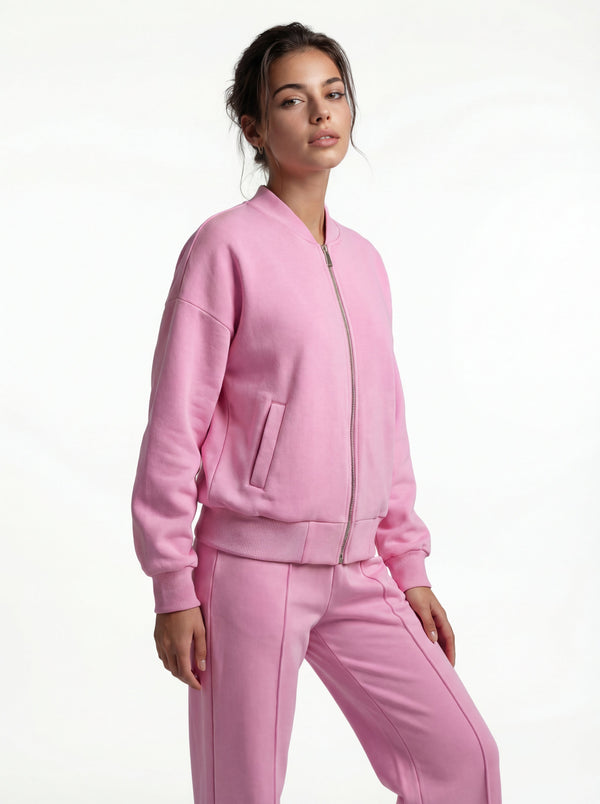Pink Bomber & Palazzo Set