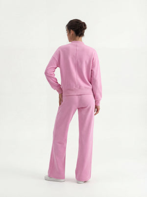 Pink Bomber & Palazzo Set