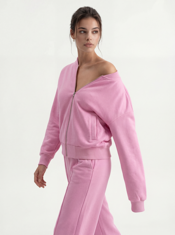 Pink Bomber & Palazzo Set