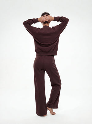 Chocolate Bomber & Palazzo Set
