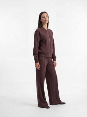Chocolate Bomber & Palazzo Set