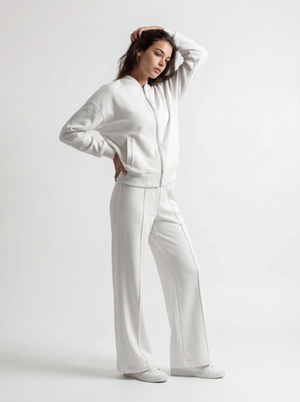 Ivory Bomber & Palazzo Set