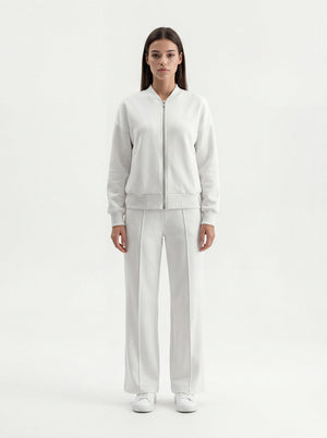 Ivory Bomber & Palazzo Set