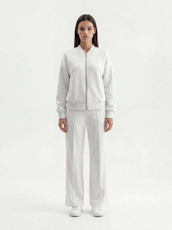 Ivory Bomber & Palazzo Set