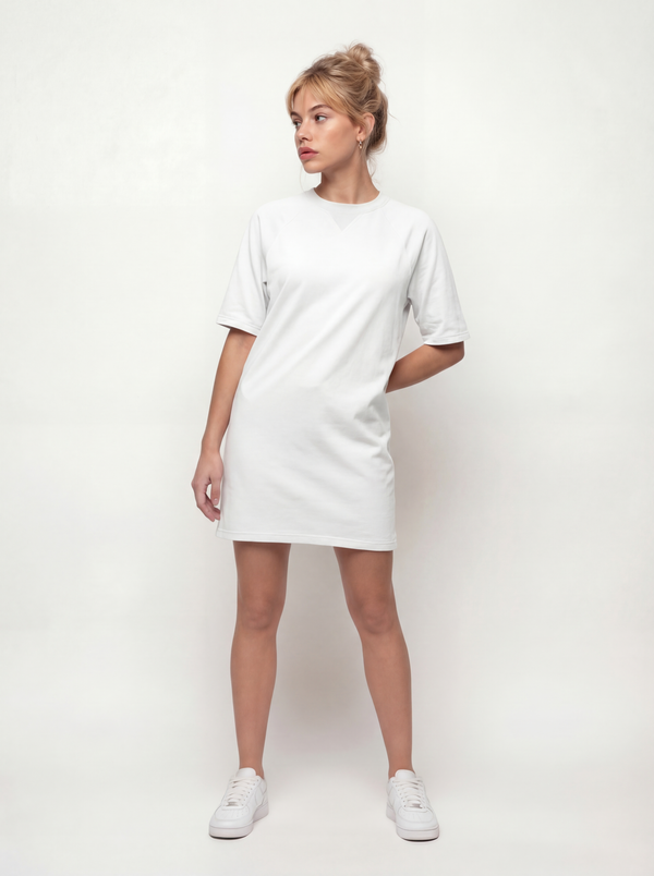 Lea Ivory T-shirt Dress