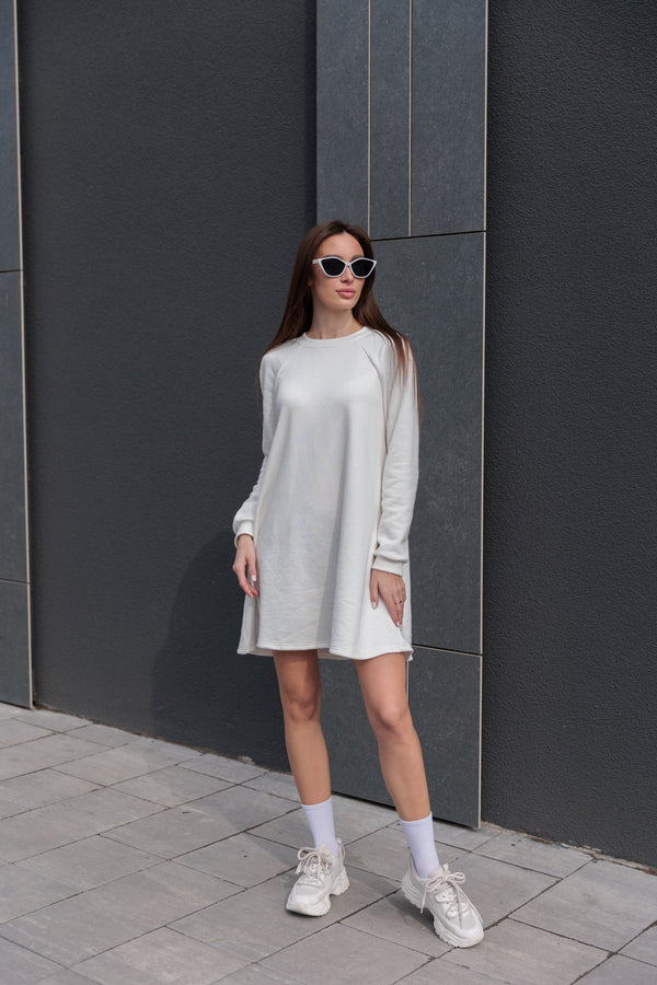 Sofi Milk Mini Dress