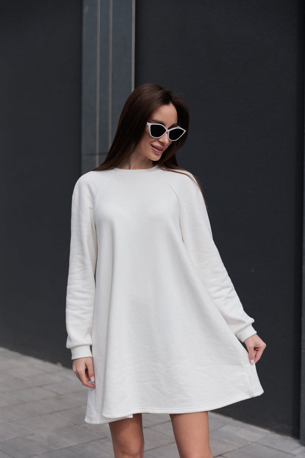 Sofi Milk Mini Dress