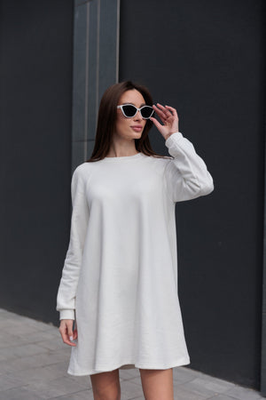 Sofi Milk Mini Dress