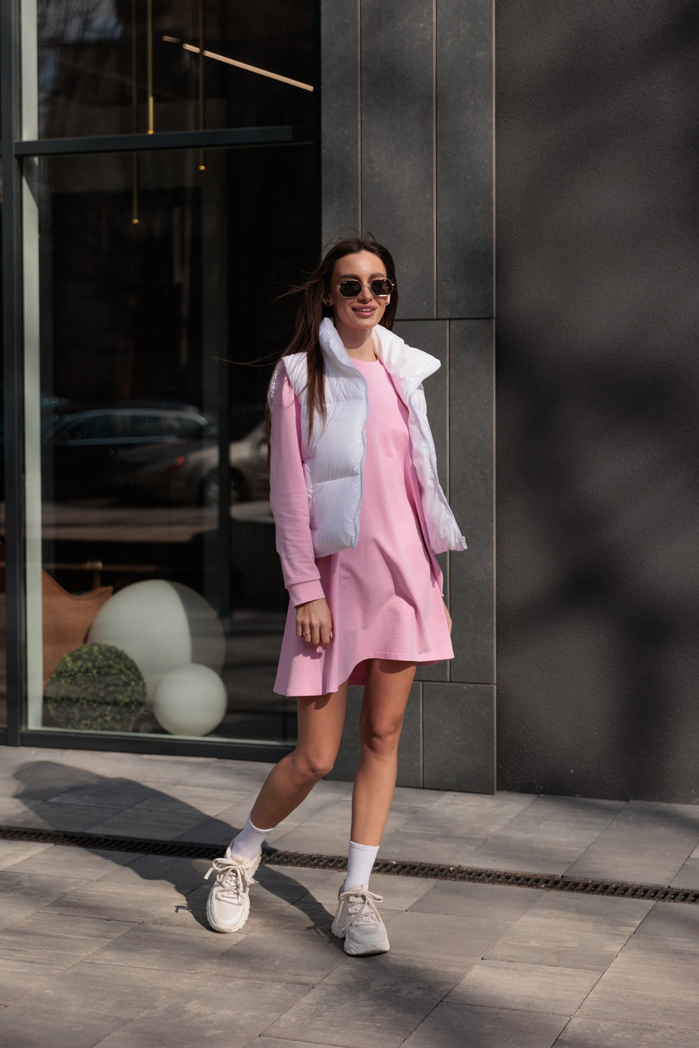 Sofi Pink Mini Dress