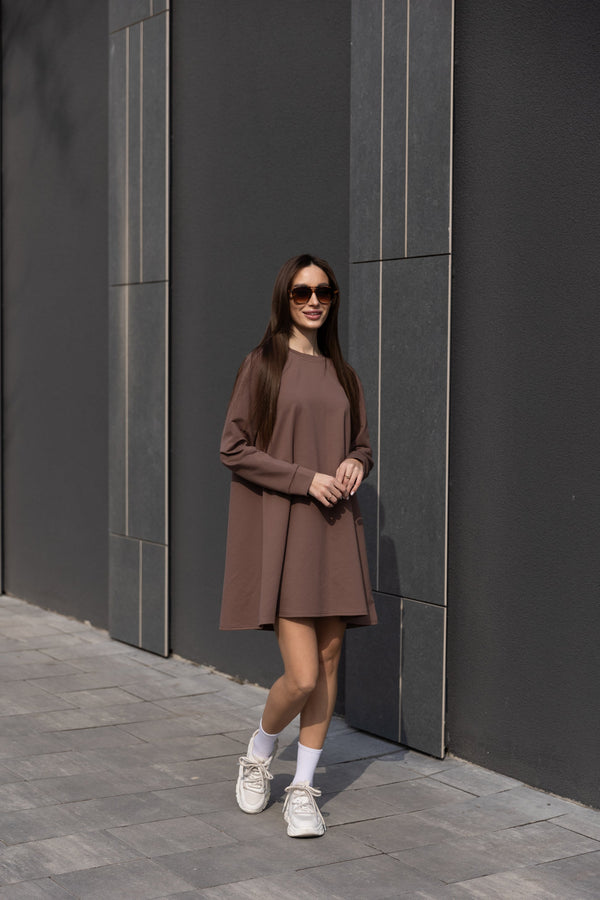 Sofi Chocolate Mini Dress