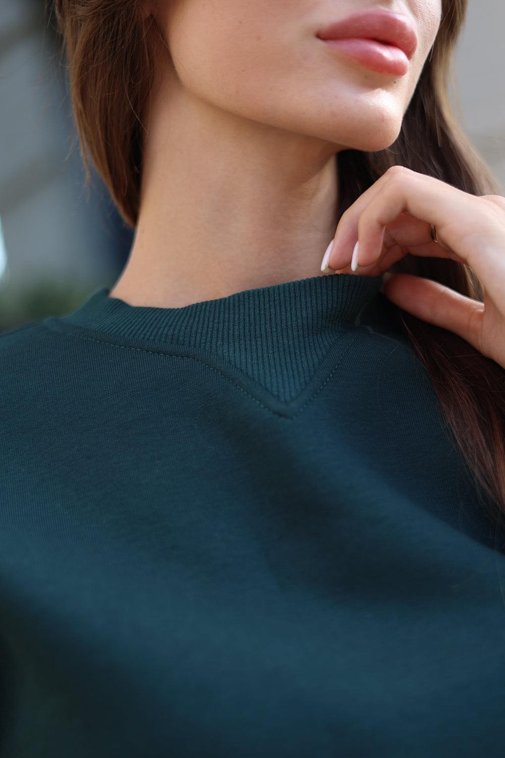 Emerald Sweatshirt & Jogger Set
